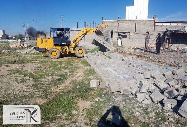  آزاد سازی ۲۰۰ هکتار  از زمین های کشاورزی چهارباغ البرز